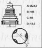 FIRST LINE FCB6325 Bellow, driveshaft